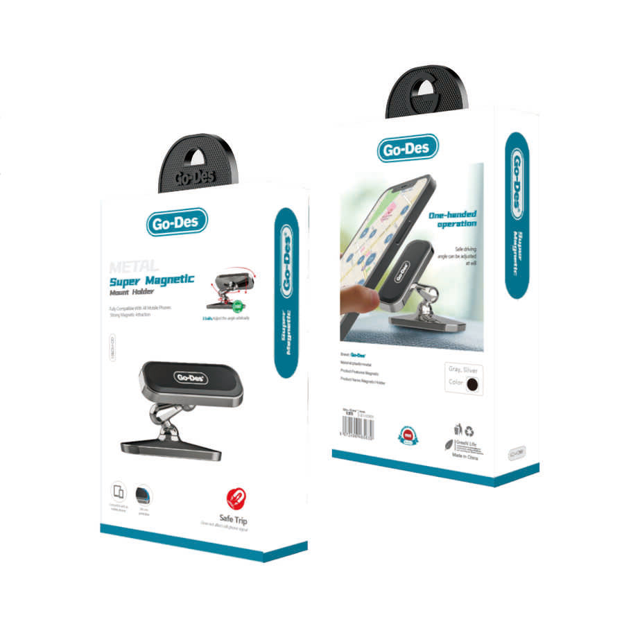 Go Des GD-HD901 Magnetik Araç Telefon Tutucu - 2 Go Des GD-HD901 Magnetik Araç Telefon Tutucu - 2